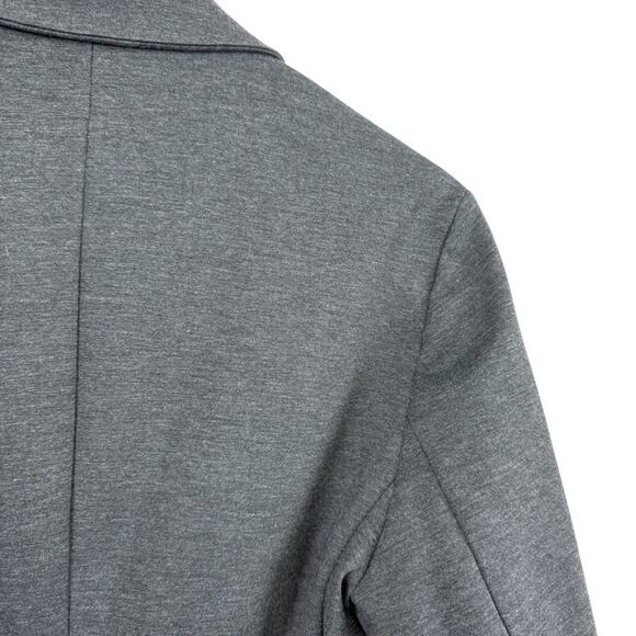 Kenneth Cole New York Mens Gray Ponte Thick Knit Blazer Suit Jacket Stretch 40 - Picture 12 of 16